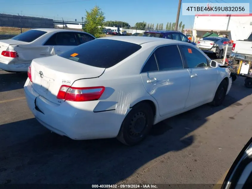 2009 Toyota Camry Le VIN: 4T1BE46K59U832056 Lot: 40389432