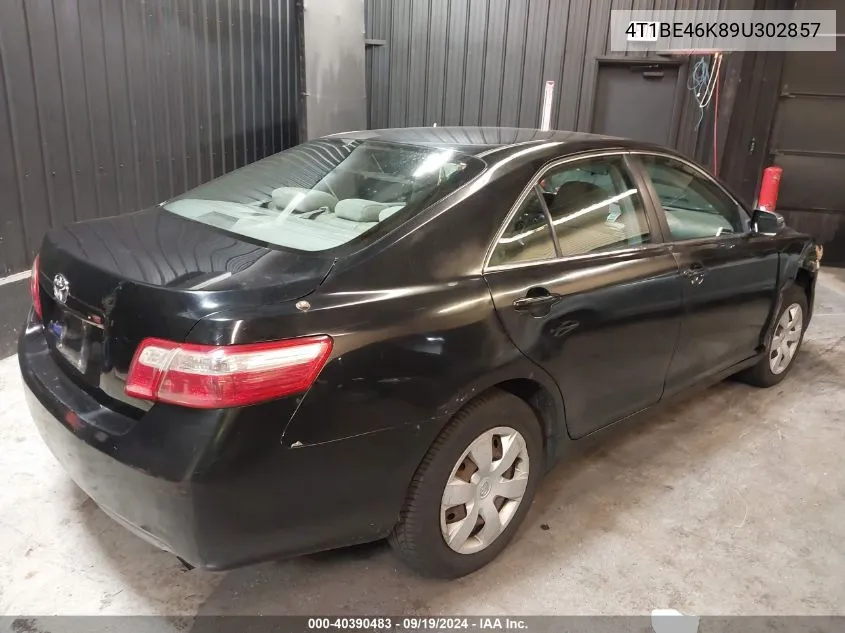 4T1BE46K89U302857 2009 Toyota Camry