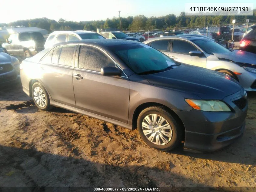 4T1BE46K49U272191 2009 Toyota Camry Se