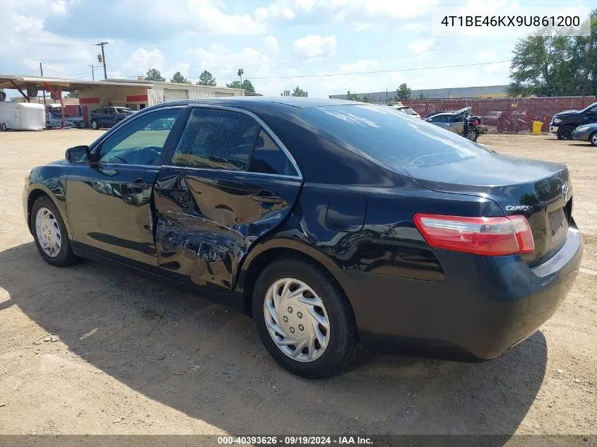 2009 Toyota Camry Le VIN: 4T1BE46KX9U861200 Lot: 40393626