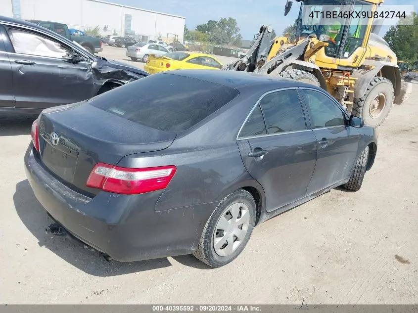 2009 Toyota Camry Le VIN: 4T1BE46KX9U842744 Lot: 40395592