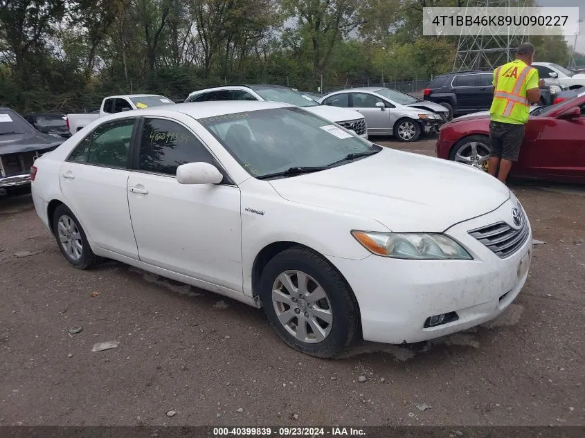 2009 Toyota Camry Hybrid VIN: 4T1BB46K89U090227 Lot: 40399839