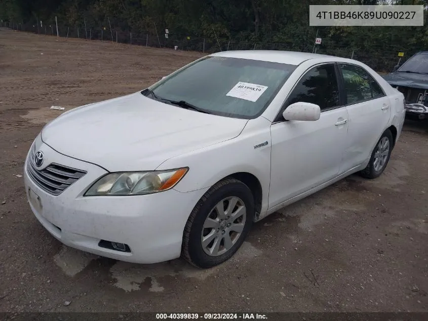 2009 Toyota Camry Hybrid VIN: 4T1BB46K89U090227 Lot: 40399839