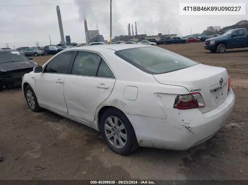 4T1BB46K89U090227 2009 Toyota Camry Hybrid