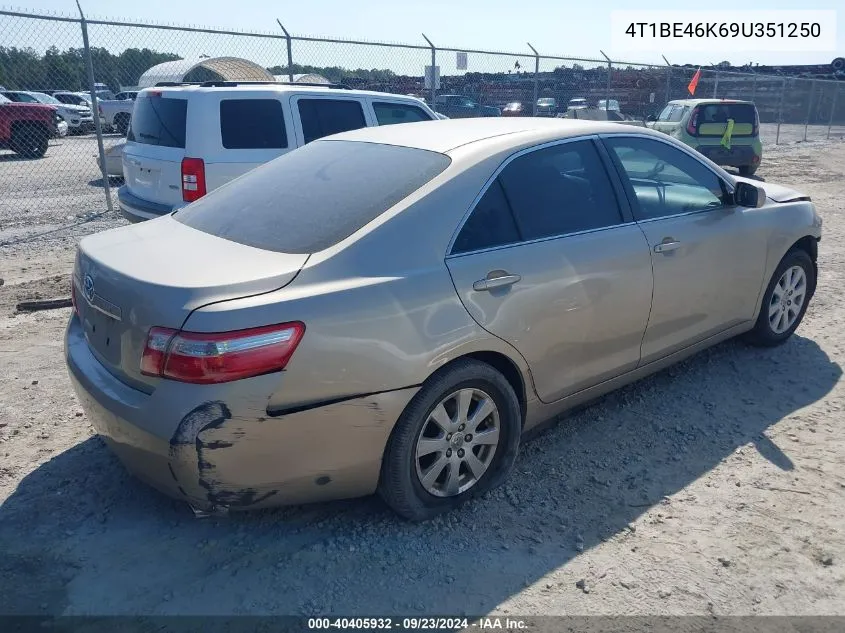 2009 Toyota Camry VIN: 4T1BE46K69U351250 Lot: 40405932