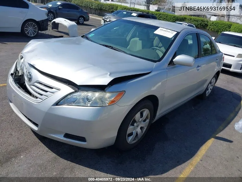 2009 Toyota Camry Le VIN: JTNBE46K693169554 Lot: 40405972