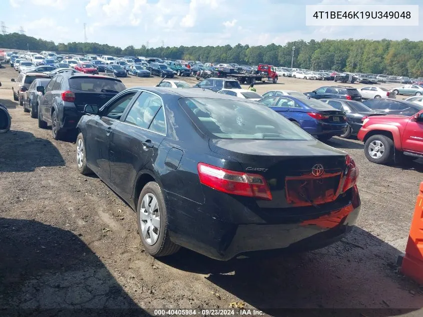 2009 Toyota Camry Le VIN: 4T1BE46K19U349048 Lot: 40405984