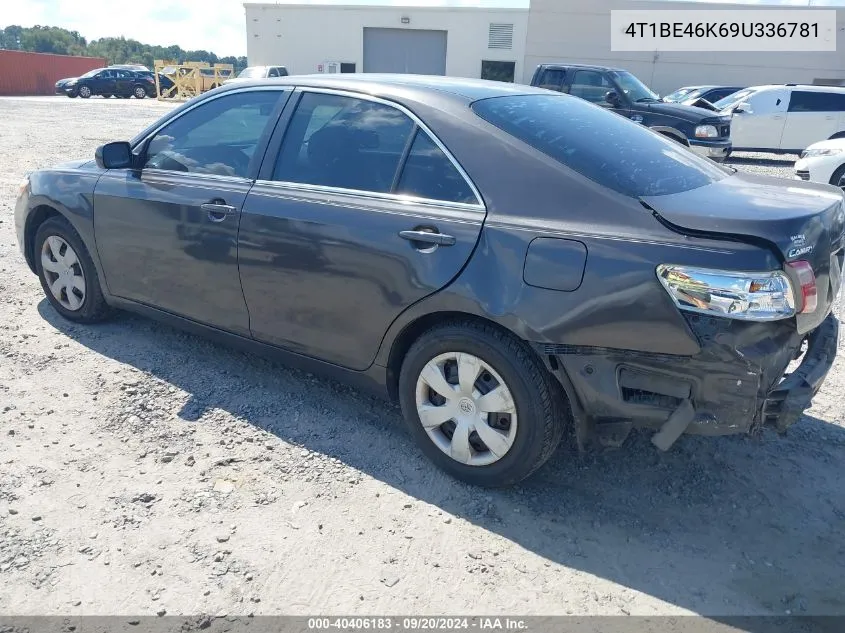 2009 Toyota Camry Le VIN: 4T1BE46K69U336781 Lot: 40406183