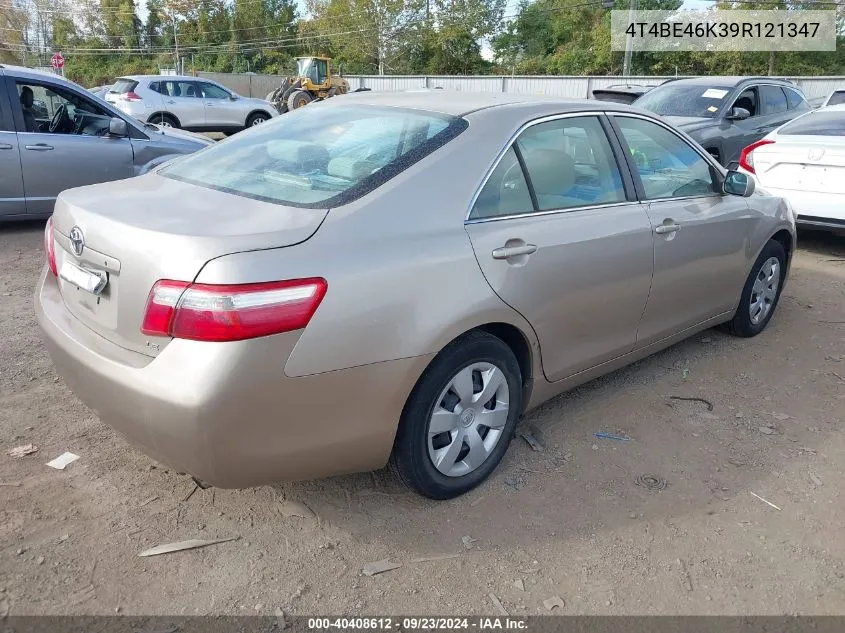 2009 Toyota Camry Le VIN: 4T4BE46K39R121347 Lot: 40408612