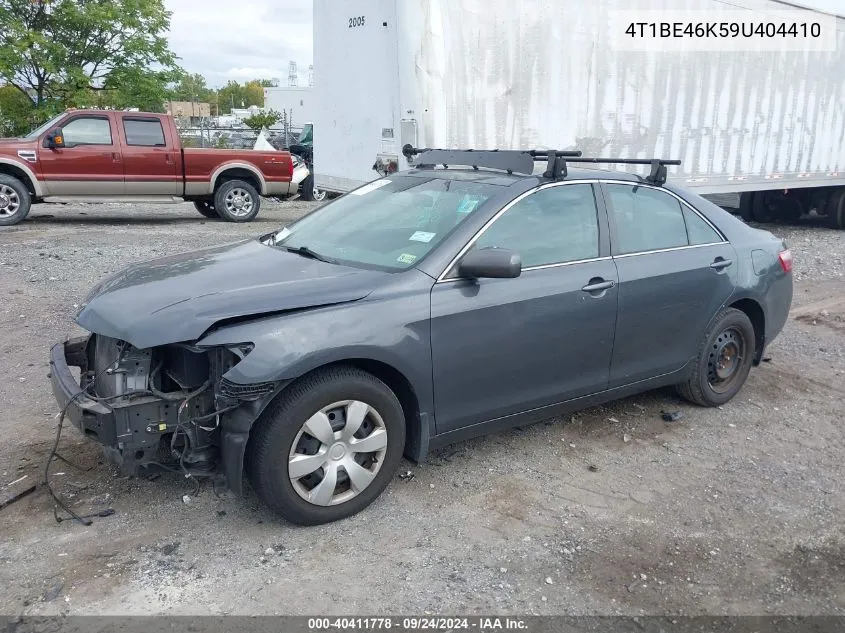 2009 Toyota Camry Se/Le/Xle VIN: 4T1BE46K59U404410 Lot: 40411778