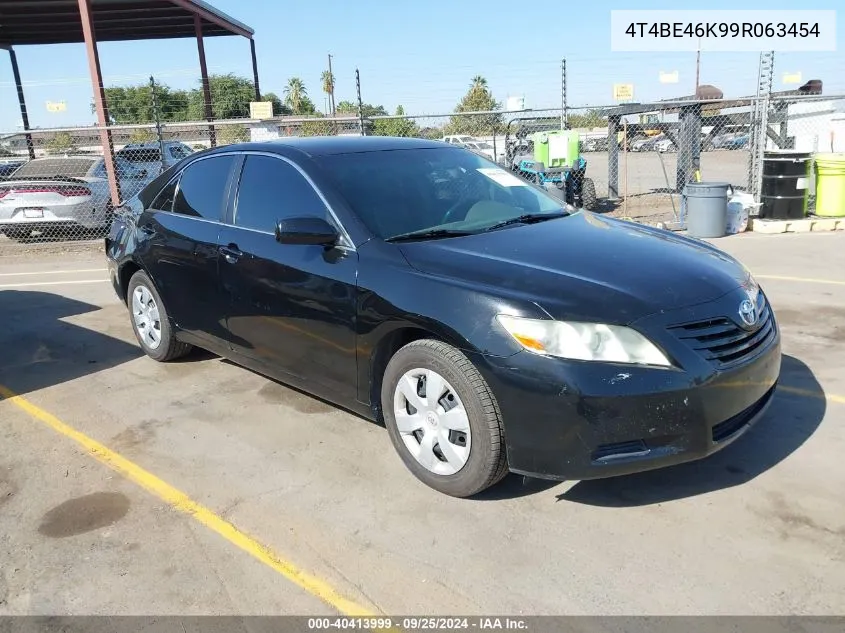 2009 Toyota Camry Le VIN: 4T4BE46K99R063454 Lot: 40413999