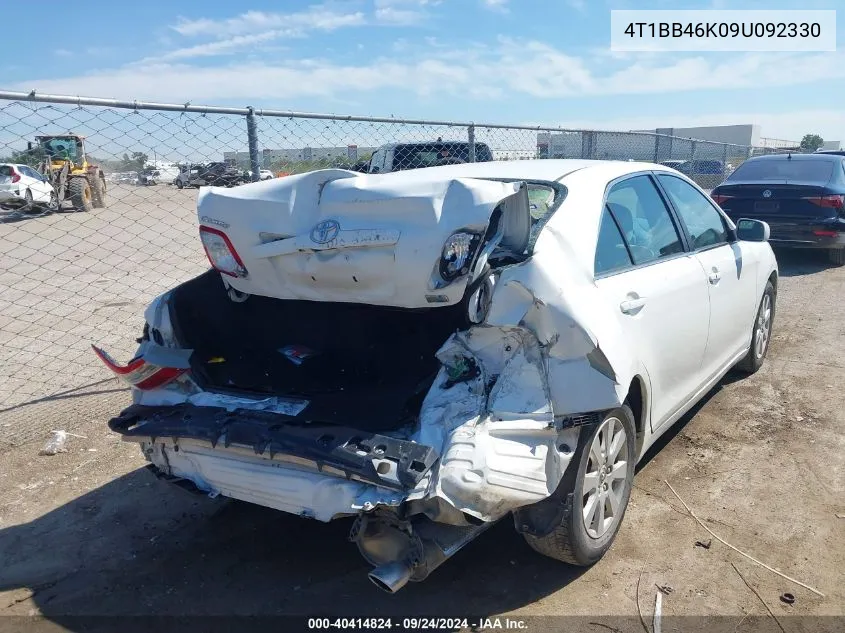 2009 Toyota Camry Hybrid VIN: 4T1BB46K09U092330 Lot: 40414824