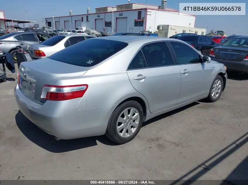 2009 Toyota Camry Hybrid VIN: 4T1BB46K59U066578 Lot: 40415566