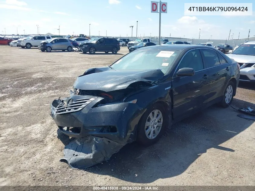 2009 Toyota Camry Hybrid VIN: 4T1BB46K79U096424 Lot: 40415938