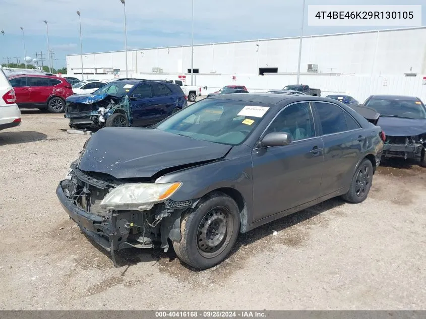 2009 Toyota Camry Le VIN: 4T4BE46K29R130105 Lot: 40416168