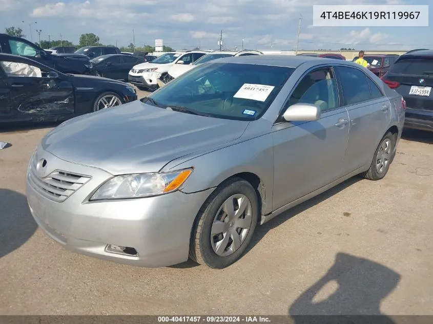 2009 Toyota Camry Se/Le/Xle VIN: 4T4BE46K19R119967 Lot: 40417457