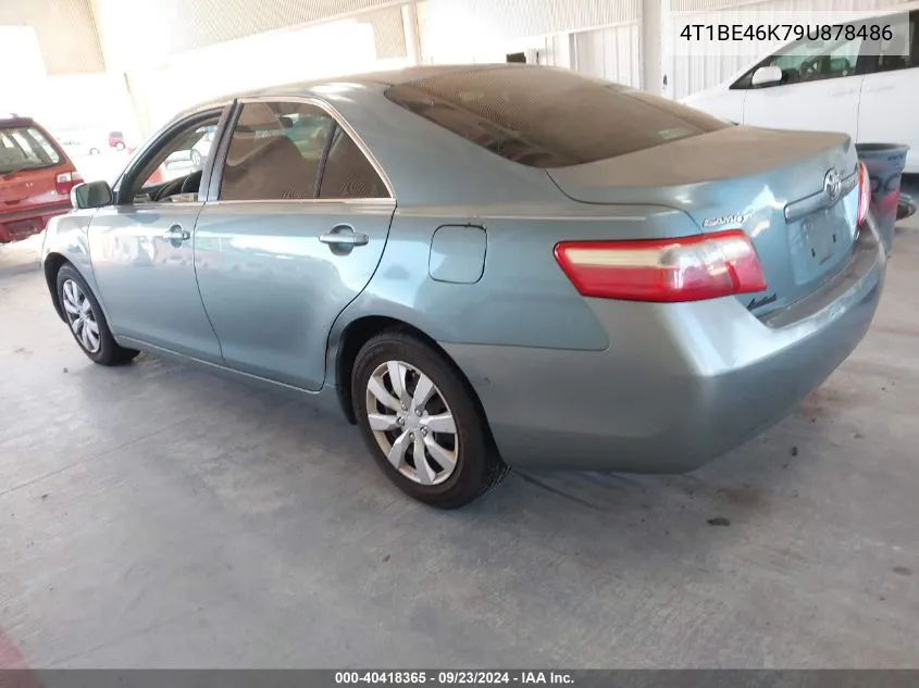 2009 Toyota Camry Le VIN: 4T1BE46K79U878486 Lot: 40418365