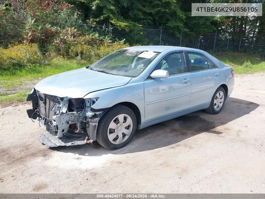 4T1BE46K29U856105 2009 Toyota Camry Le