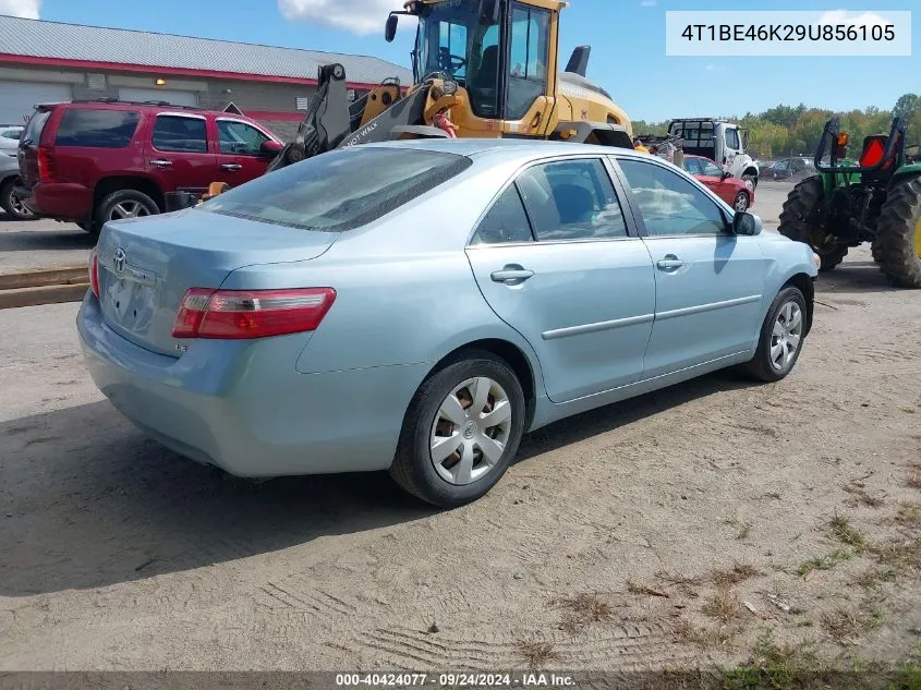 2009 Toyota Camry Le VIN: 4T1BE46K29U856105 Lot: 40424077