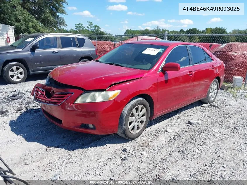 2009 Toyota Camry Se/Le/Xle VIN: 4T4BE46K49R093025 Lot: 40424548