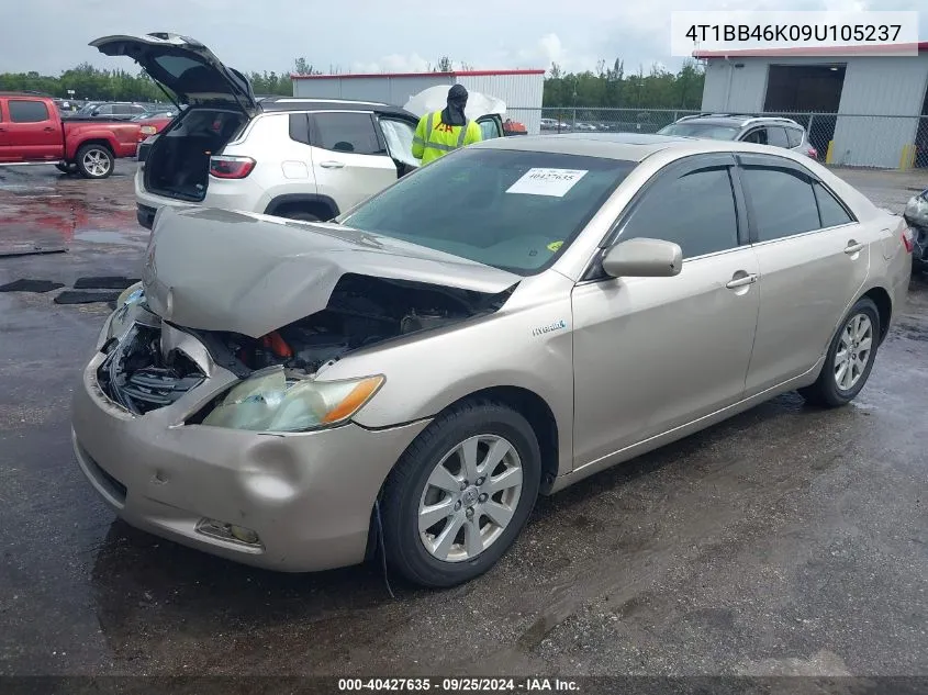 2009 Toyota Camry Hybrid VIN: 4T1BB46K09U105237 Lot: 40427635