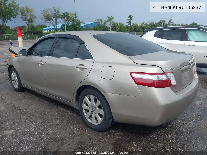 2009 Toyota Camry Hybrid VIN: 4T1BB46K09U105237 Lot: 40427635