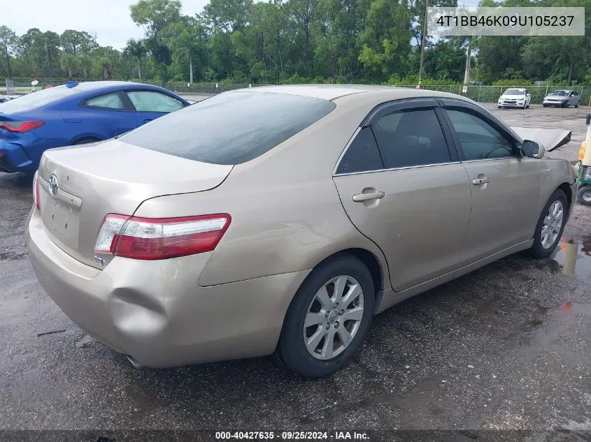 2009 Toyota Camry Hybrid VIN: 4T1BB46K09U105237 Lot: 40427635