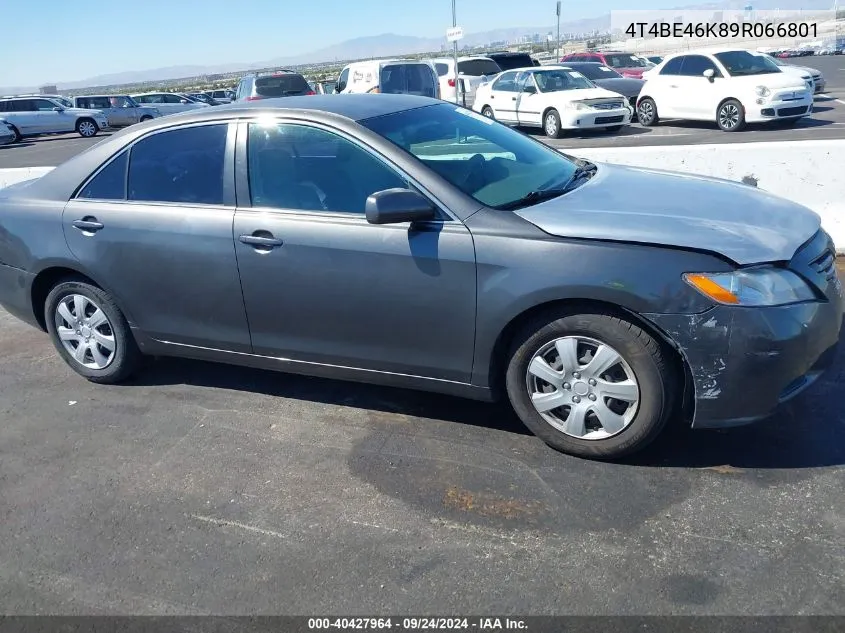 2009 Toyota Camry Le VIN: 4T4BE46K89R066801 Lot: 40427964