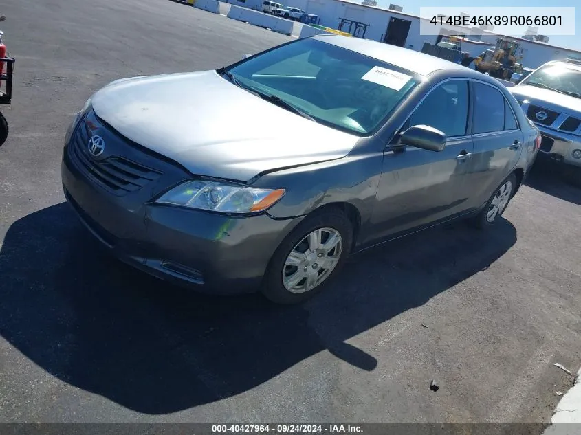 2009 Toyota Camry Le VIN: 4T4BE46K89R066801 Lot: 40427964