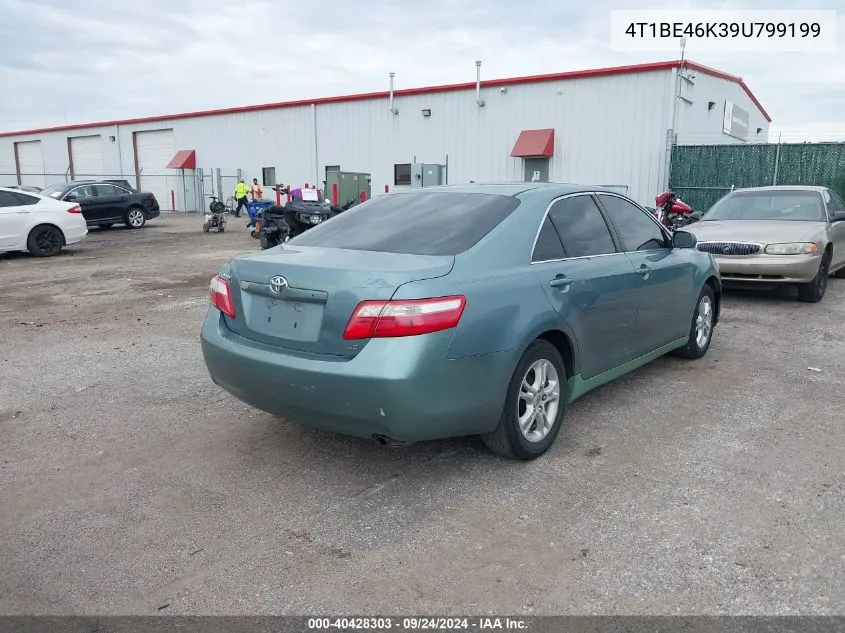 2009 Toyota Camry Le VIN: 4T1BE46K39U799199 Lot: 40428303