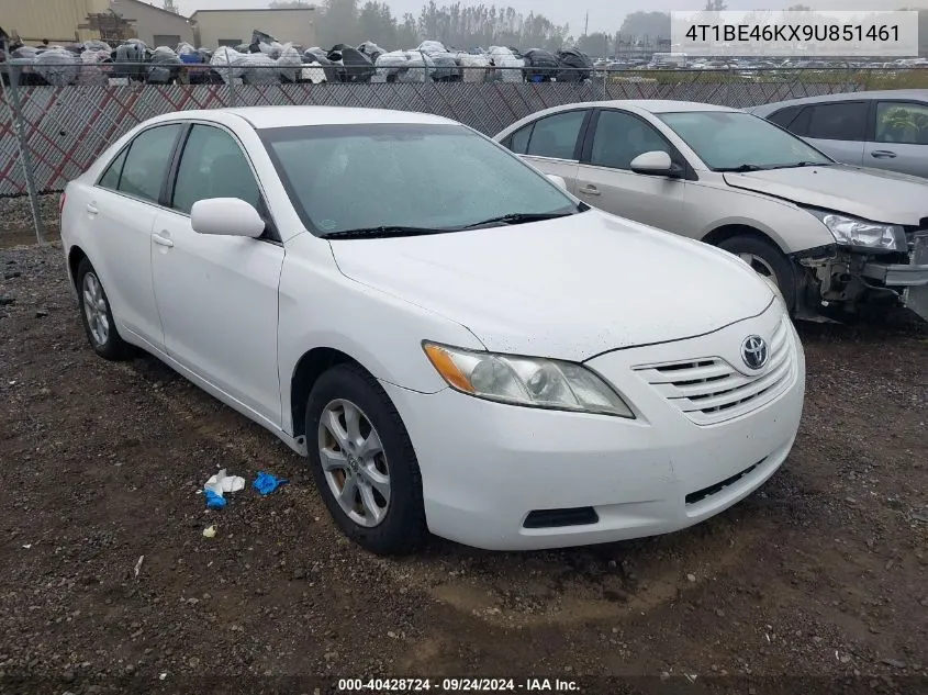 2009 Toyota Camry Le VIN: 4T1BE46KX9U851461 Lot: 40428724