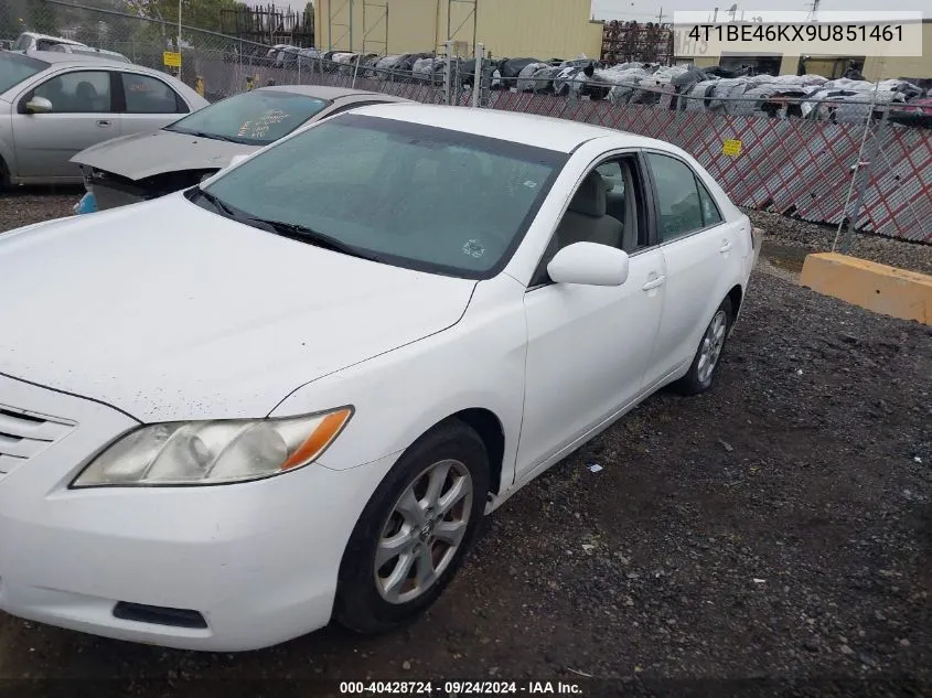 2009 Toyota Camry Le VIN: 4T1BE46KX9U851461 Lot: 40428724