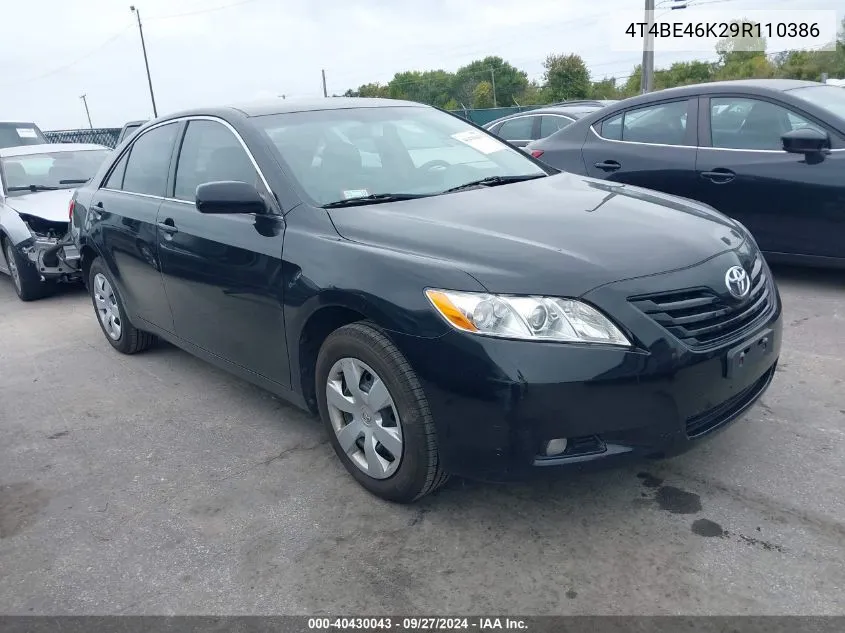 4T4BE46K29R110386 2009 Toyota Camry Le