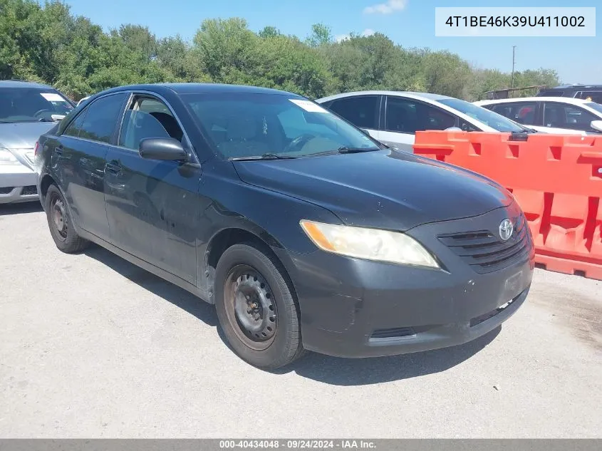 2009 Toyota Camry VIN: 4T1BE46K39U411002 Lot: 40434048