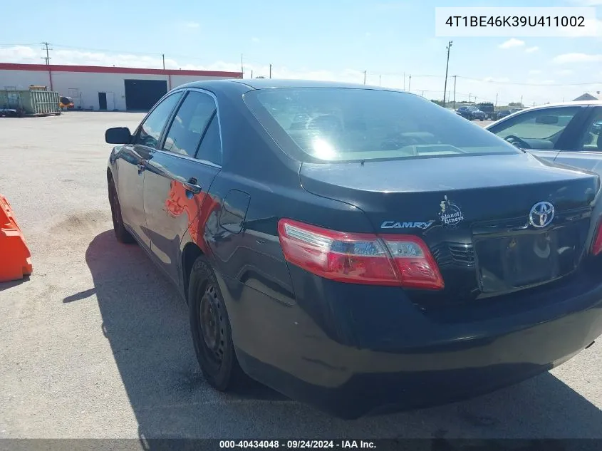 2009 Toyota Camry VIN: 4T1BE46K39U411002 Lot: 40434048