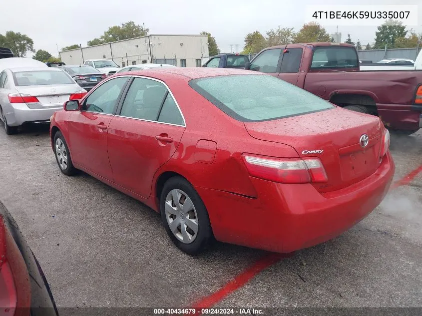 4T1BE46K59U335007 2009 Toyota Camry Le