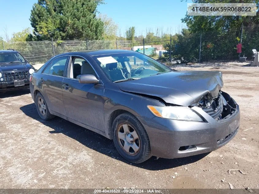 2009 Toyota Camry Le VIN: 4T4BE46K59R068022 Lot: 40435520