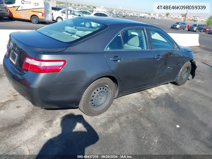 4T4BE46K09R059339 2009 Toyota Camry Le