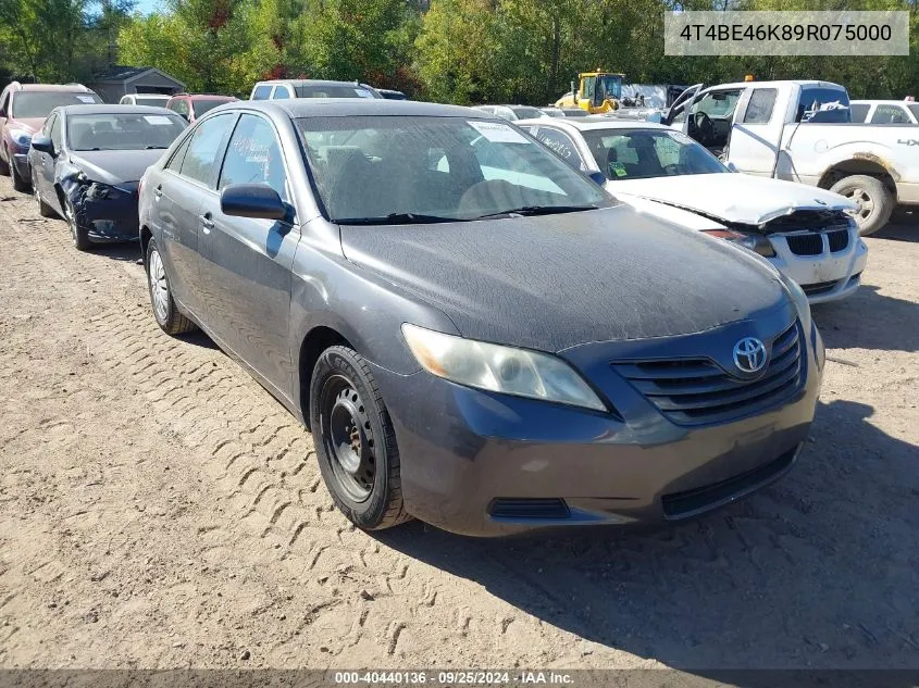 4T4BE46K89R075000 2009 Toyota Camry Le