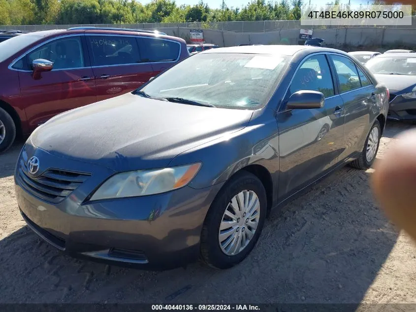 2009 Toyota Camry Le VIN: 4T4BE46K89R075000 Lot: 40440136