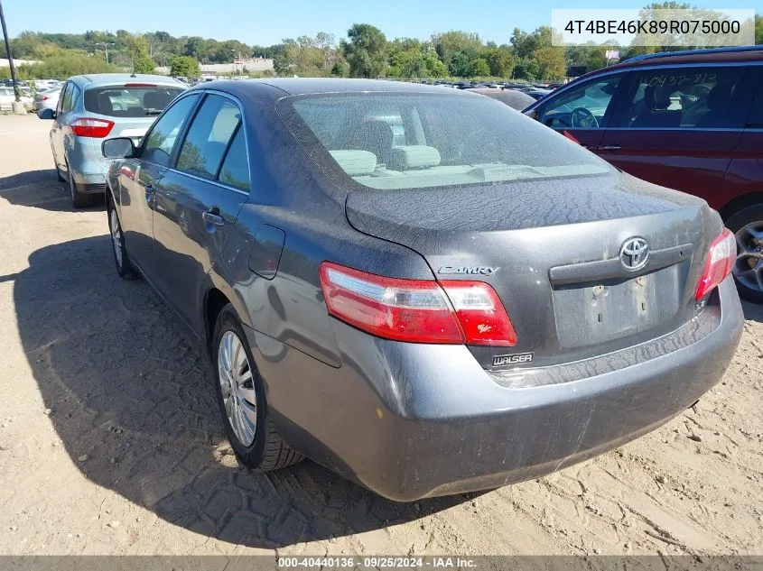 2009 Toyota Camry Le VIN: 4T4BE46K89R075000 Lot: 40440136