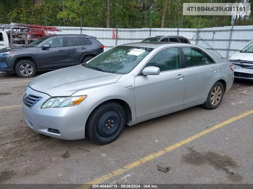 4T1BB46K39U081161 2009 Toyota Camry Hybrid