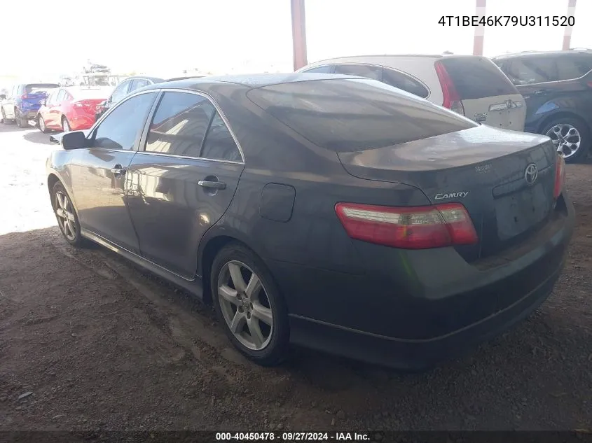 4T1BE46K79U311520 2009 Toyota Camry Se/Le/Xle