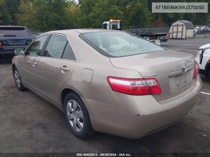 2009 Toyota Camry Se/Le/Xle VIN: 4T1BE46K59U370050 Lot: 40452613