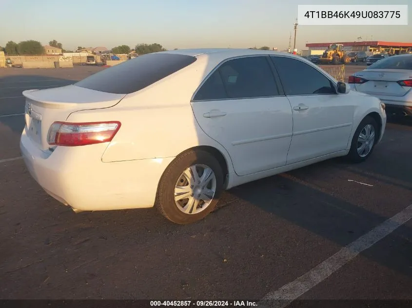 2009 Toyota Camry Hybrid Hybrid VIN: 4T1BB46K49U083775 Lot: 40452857