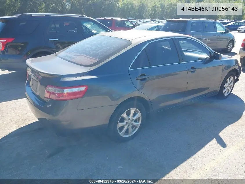 2009 Toyota Camry Le VIN: 4T4BE46K19R056143 Lot: 40452976