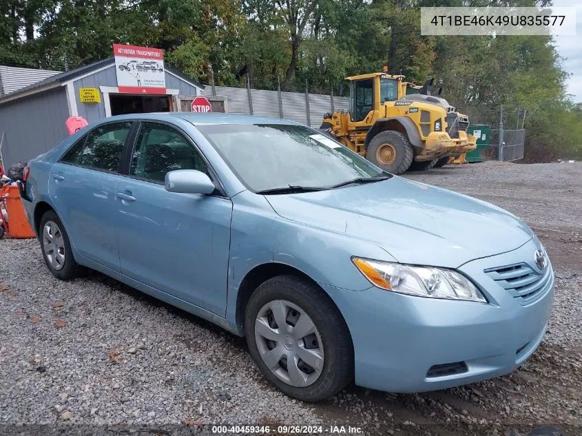 2009 Toyota Camry Le VIN: 4T1BE46K49U835577 Lot: 40459346