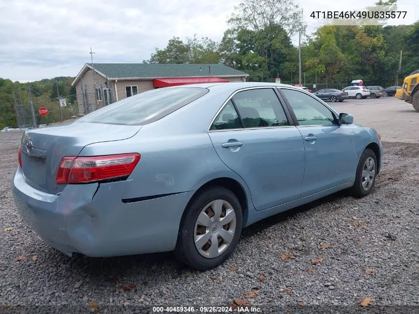 2009 Toyota Camry Le VIN: 4T1BE46K49U835577 Lot: 40459346