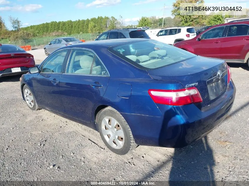 2009 Toyota Camry VIN: 4T1BE46K39U304452 Lot: 40459422