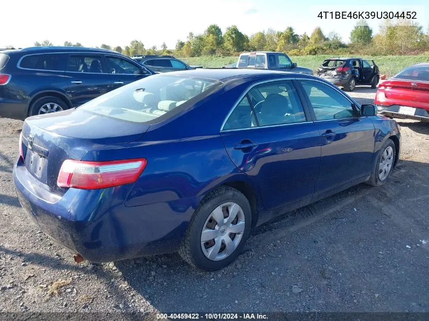 2009 Toyota Camry VIN: 4T1BE46K39U304452 Lot: 40459422